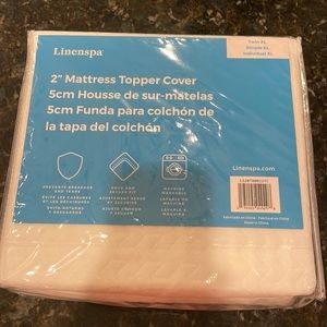 Twin XL 2” mattress topper cover